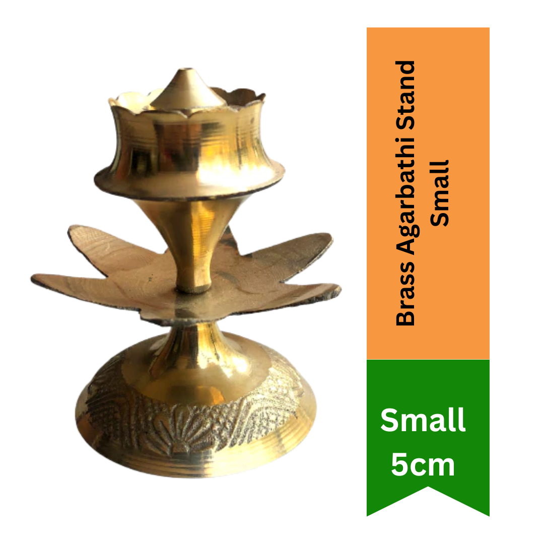 Brass Agarbathi Stand Small