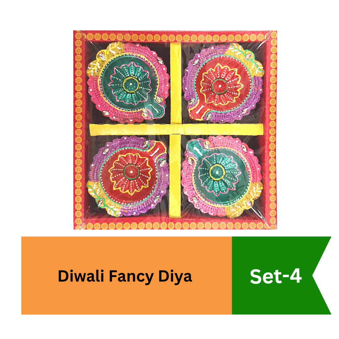 Diwali Fancy Diya Set of 4