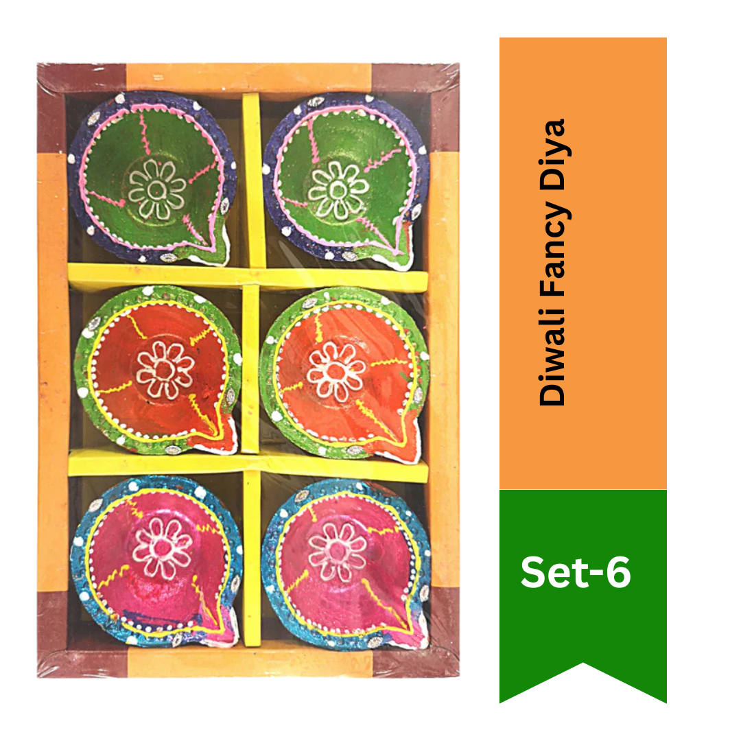 Diwali Fancy Diya Set of 6