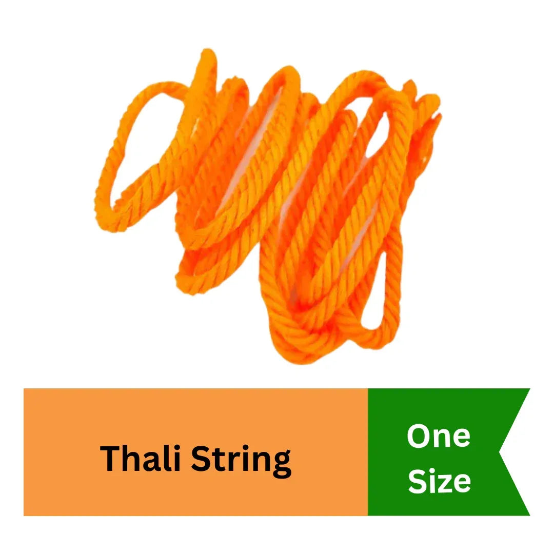 Generic Thali String (Mangalsutra Cord / Sacred Red Yellow Thread) | Single Pack - Auspicious Braided Cotton Thread for Hindu Rituals, Marriages & Pooja Mandirs | South Africa | India Bazaar