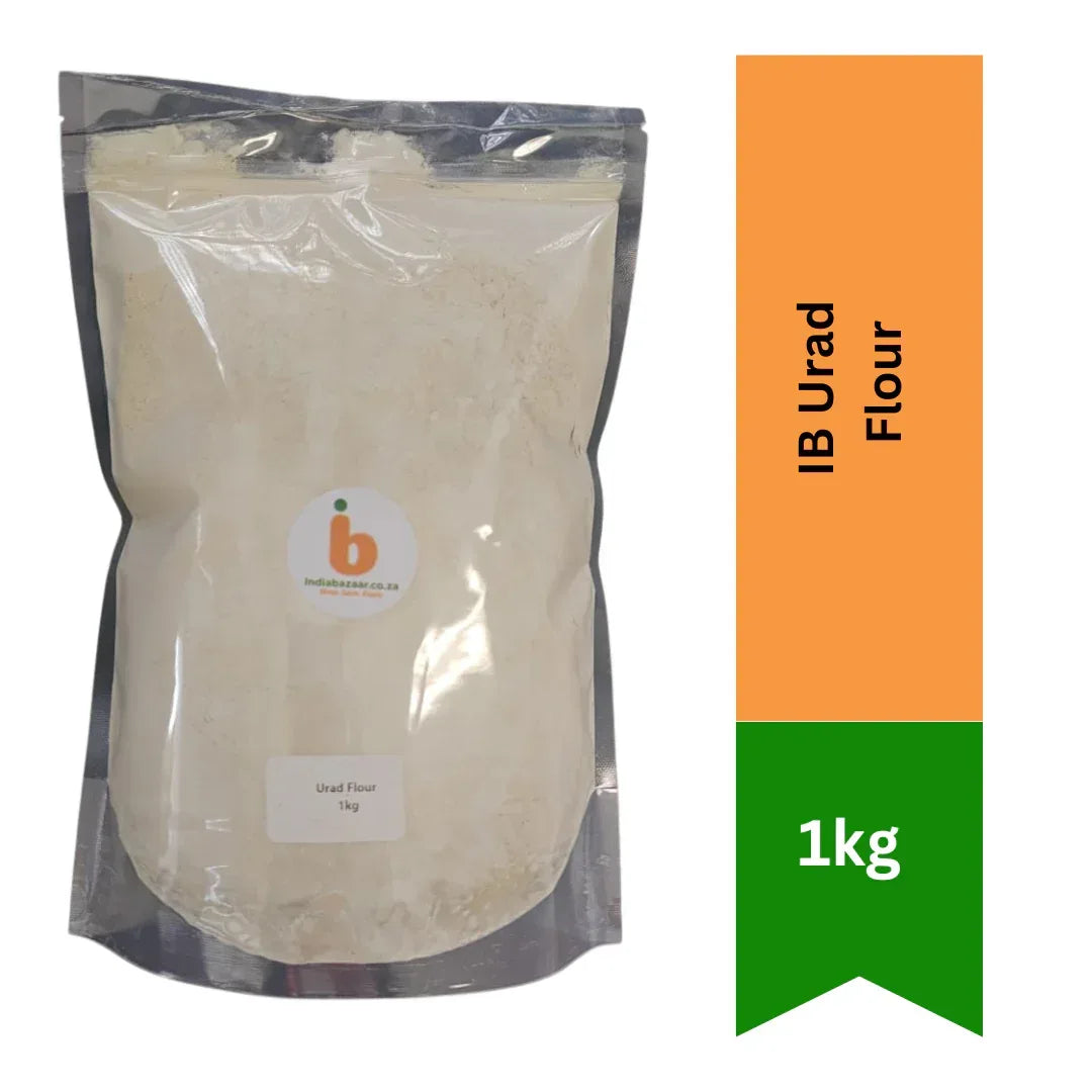 IB Urad Flour Black Gram Lentil Flour (Urad Dal Atta) | 1kg - Premium Fine Flour for Crispy Dosa, Fluffy Idli Batter, Papad Making & Savoury South Indian Cooking | South Africa | India Bazaar