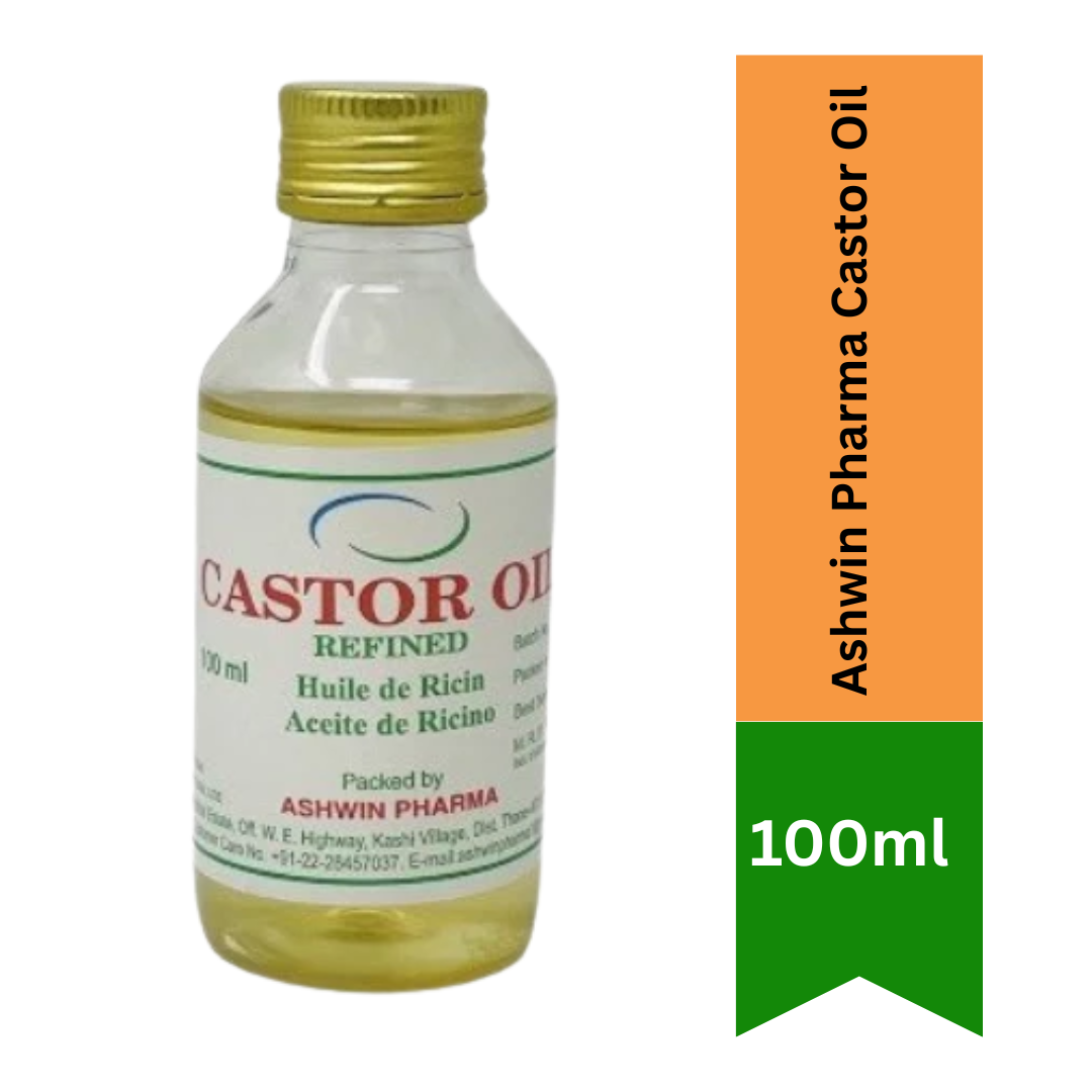 Ashwin Pharma Castor Oil 100ml |BB:SEP.2027