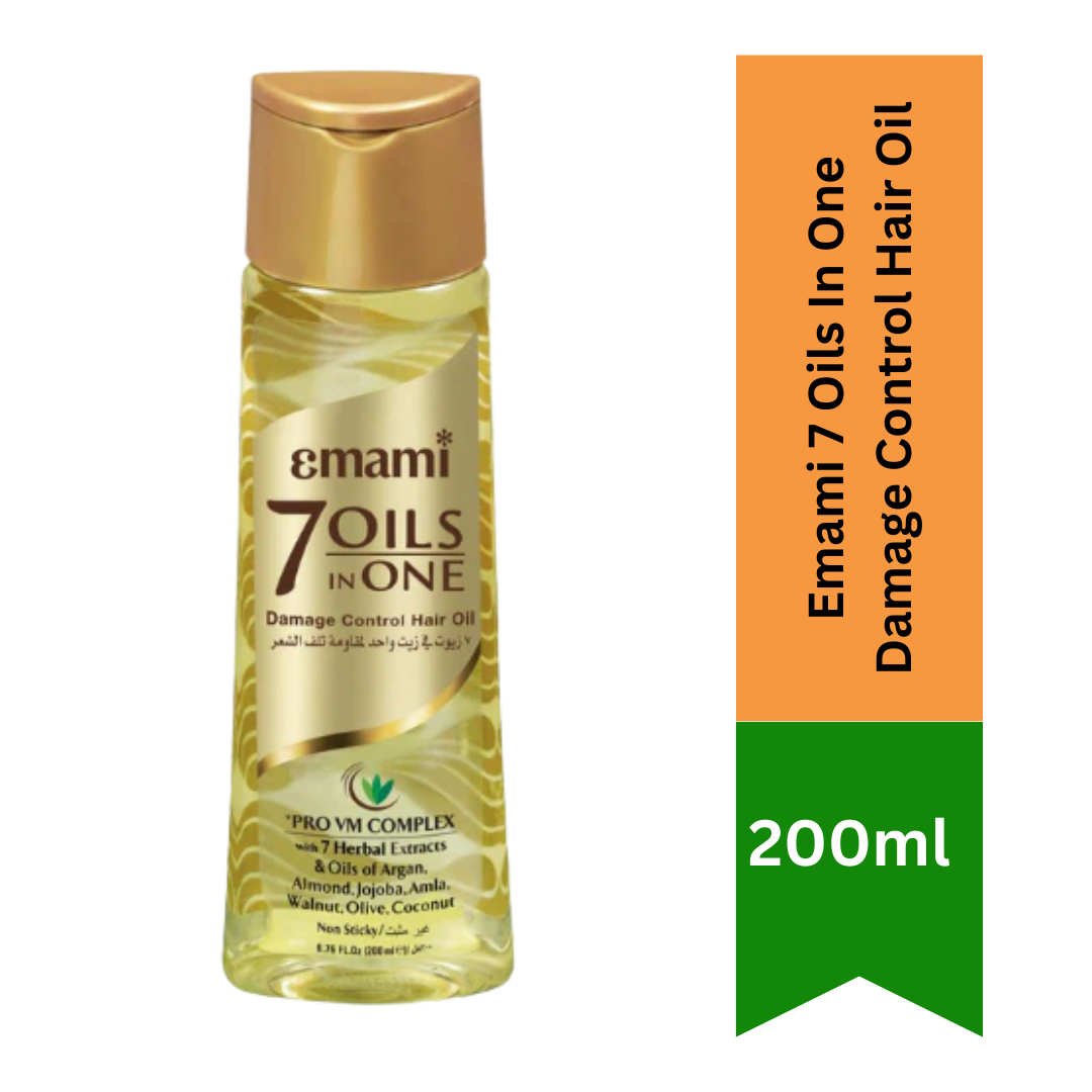 Emami 7 Oils In One Damage Control Hair Oil 200ml|BB:NOV.2027