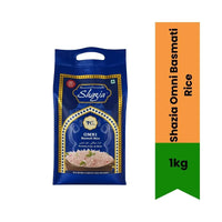 Shazia Omni Basmati Rice (Premium Aged Chawal) | 5kg - Highly Aromatic Rice for Everyday Dining & Feast, Rich Taste & Fluffy Texture | South Africa | India Bazaar