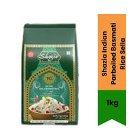 Shazia Sella Basmati Rice (Parboiled Chawal) - Premium Long Grain Rice for Biryani & Pulao, Non-Sticky Fluffy Grains | South Africa | India Bazaar