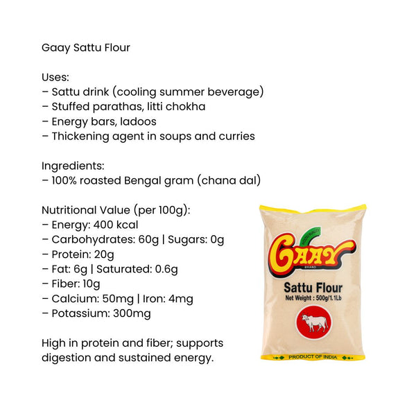 Gaay Sattu Flour|BB:04.AUG.2026