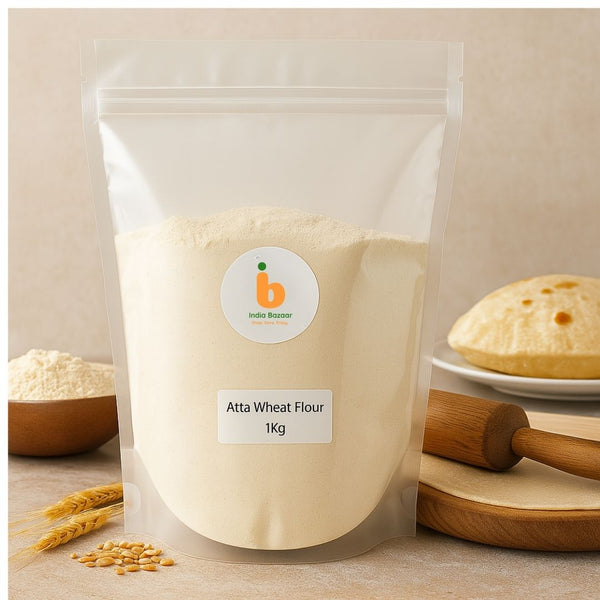 IB Atta 1Kg – Premium Chakki Fresh Whole Wheat Flour