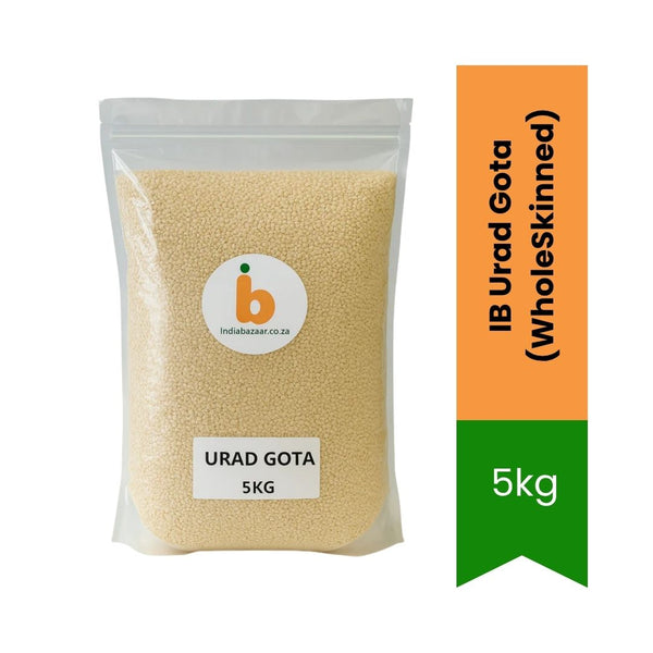 IB Urad Gota (Whole Skinned) – 5Kg | Premium Whole White Urad Dal