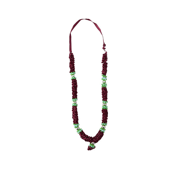 Fancy Mala or Garland With Golden Balls (Assorted Colours)