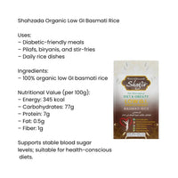 Shazia Low GI Basmati Rice | Light, Healthy & Easy to Digest | Long Grain Premium Rice | South Africa