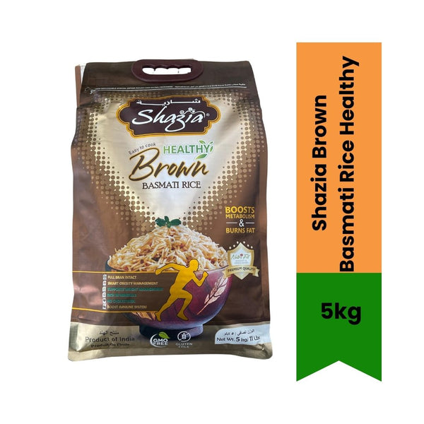 Shazia Brown Basmati Rice Healthy (Gluten Free) 5kg