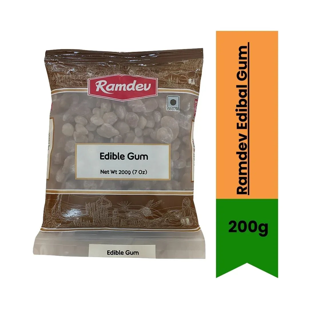 Ramdev Edible Gum | 200g – Natural Edible Gum