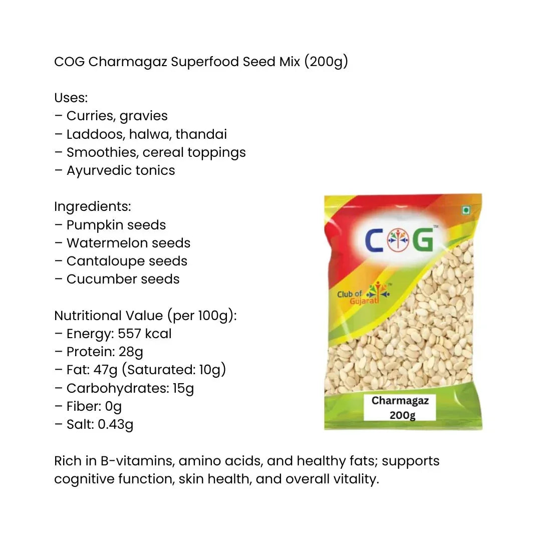 COG Charmagaz Superfood Seed Mix (200g) | Brain & Body Booster