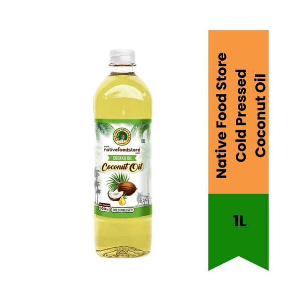 Native Food Store Cold Pressed Coconut Oil |BB:JUL.2026