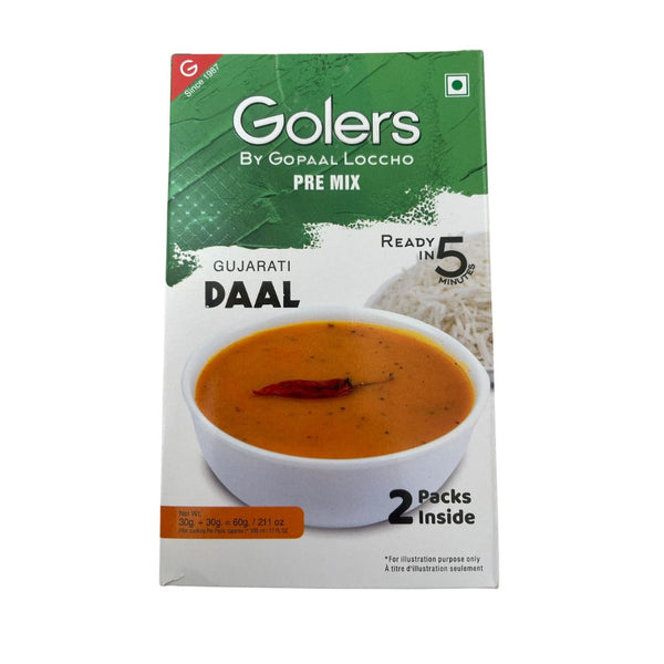 Golers Gujarati Daal Premix | Instant Daal | 2 Packs – 60g|BB:02.FEB.2026