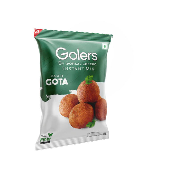 Golers Dakor Gota Instant Mix – 200g | Authentic Gujarati Snack | Authentic Taste|BB:02.FEB.2026