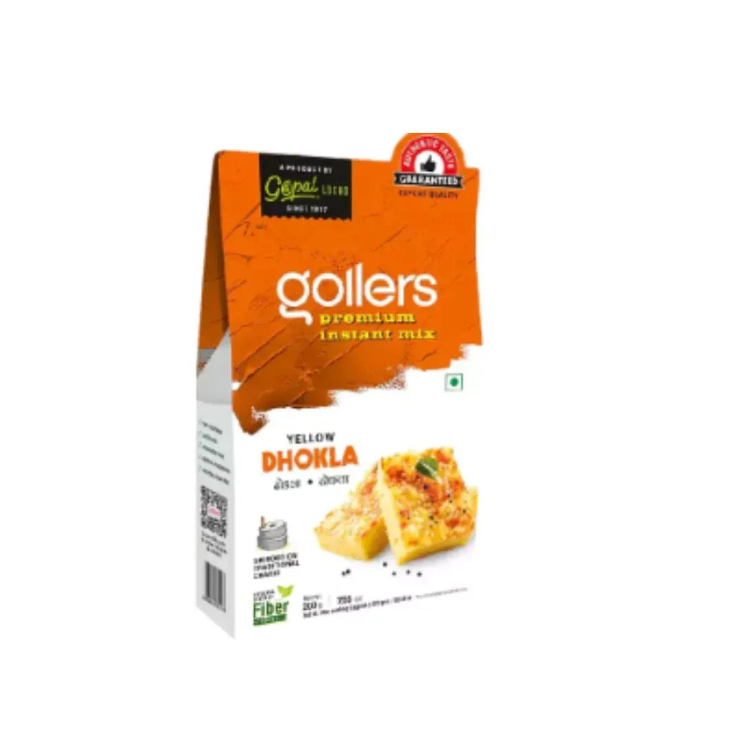 Golers Yellow Dhokla Premium Instant Mix – 200g | Soft & Spongy|BB: jan 2027