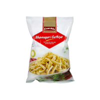 Kemchho Thick Gram Flour Sticks (Bhavnagari Gathiya) | 270g - Soft & Crispy Deep-Fried Chickpea Flour Snack For Traditional Afternoon Chai | Flavoured With Black Pepper & Ajwain For An Authentic Gujarati Farsan Experience | South Africa | India Bazaar
