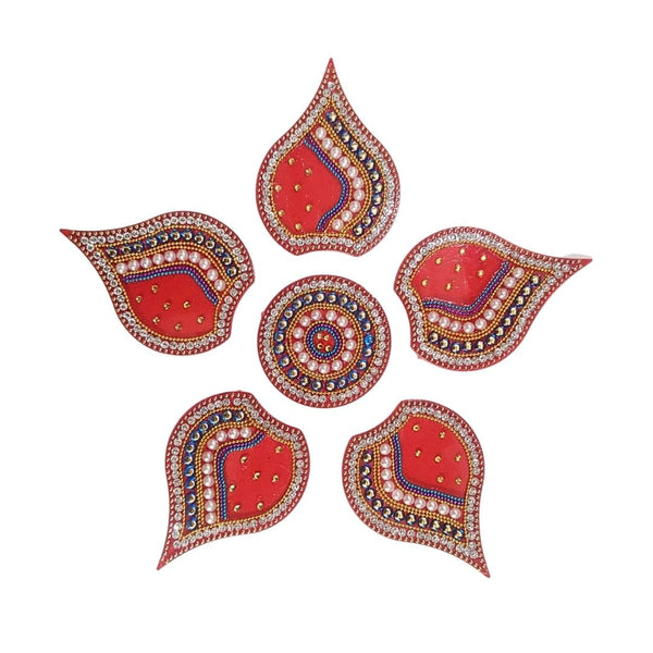 Colourful Rangoli Sticker Assorted (1 Set)