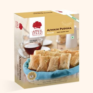 Atul Bakery Ajwain Pudina Khari Surti Pastry Puff
