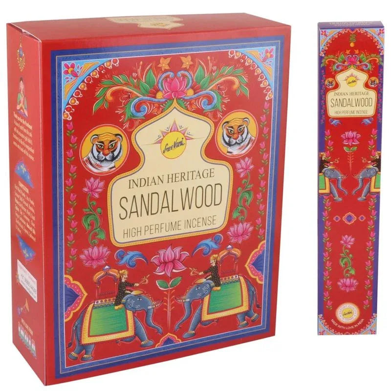 Sree Vani Indian Heritage Sandalwood High Perfume Incense Sticks