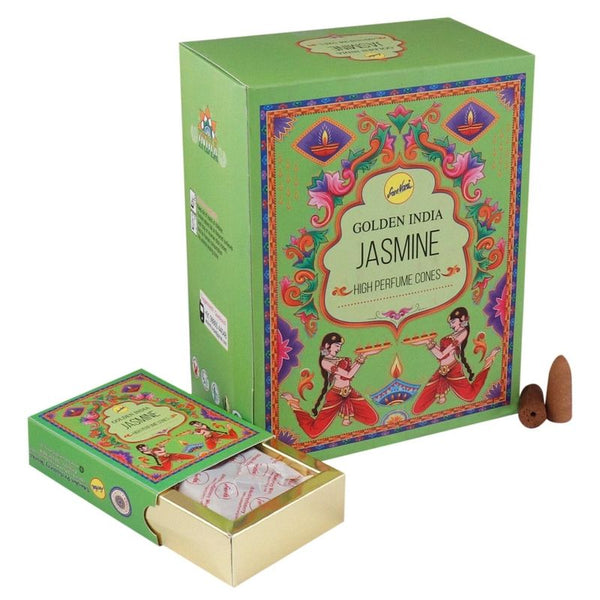 Sree Vani Jasmine Back flowing Incense Cones