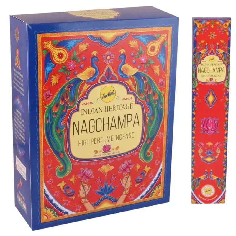 Sree Vani Indian Heritage Nagchampa High Perfume Incense Sticks