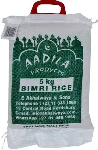 Bimri Rice Aadila Bimri Rice Thai Hom mali rice | IndiaBazaar.co.za