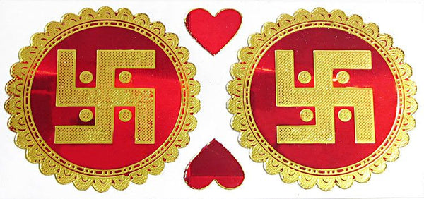 Swastika Red Sticker