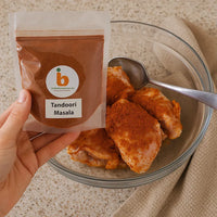 IB Tandoori Masala BBQ Seasoning Powder | 100g - Fiery Red Smokey Spice Blend for Oven-Baked Chicken, Paneer Tikka & Charcoal Braai Marinades | South Africa | India Bazaar