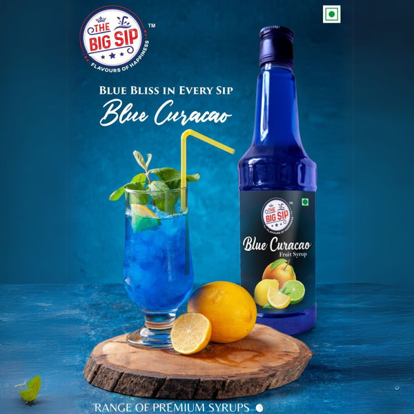 The Big Sip Blue Curacao Fruit Syrup 750ml |BB:19.JUN.2025