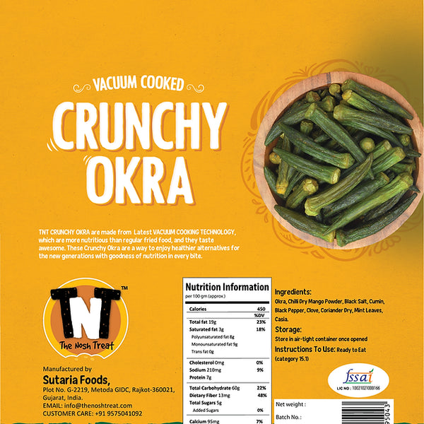 The Nosh Treat (Tnt) Crunchy Okra Chat Masala 40Gm