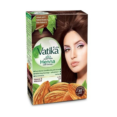 Dabur Vatika Henna Haircolor Natural Brown Henna & Almond