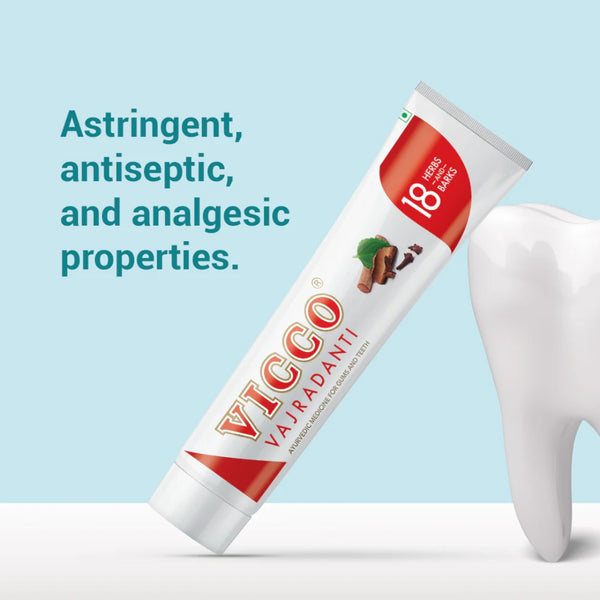 Vicco Vajradanti 18 Herbs Toothpaste 100g |BB:APR.2027