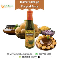 Mother's Recipe Pani Puri Paste (Golgappa Teekha Pani Concentrate) | 350g - Spiced Tangy Water Mash for Minty Chaat Parties, Instant Street-Style Treats | South Africa | India Bazaar