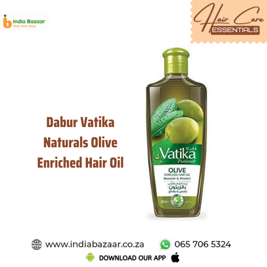 Dabur Vatika Naturals Olive Enriched Hair Oil |BB:JUN.2026