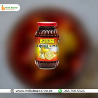 Mother's Recipe Sweet Lime Pickle (Meetha Nimboo Ka Achar) | 300g - Sweet, Tangy & Sun-Cured Citrus Pieces, Perfect Comfort Side for Theplas, Rice & Dals | South Africa | India Bazaar