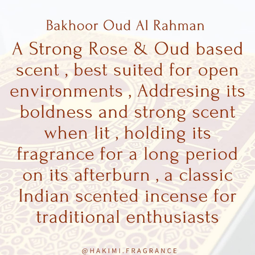 Hakimi Fragrance Oud Al Rahman