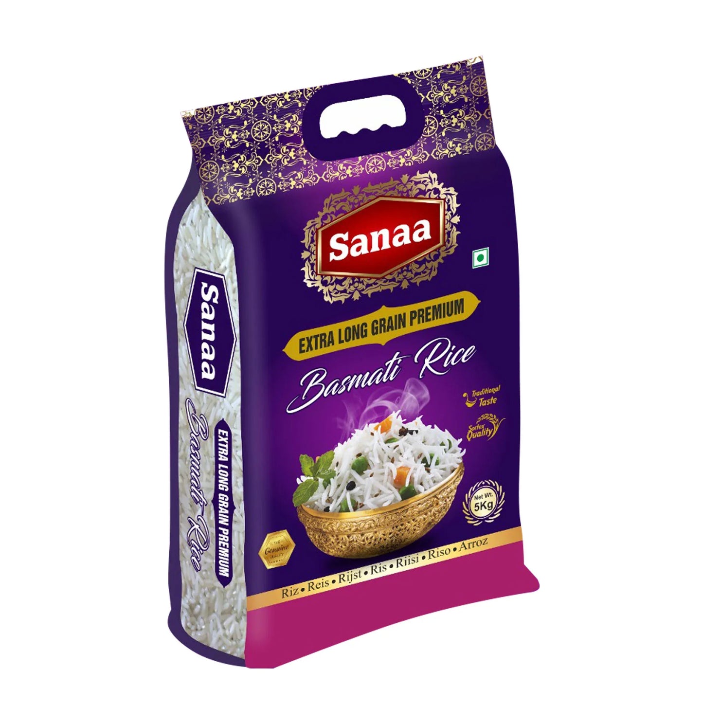 Sanaa Extra Long Grain Premium Basmati Rice | 5kg