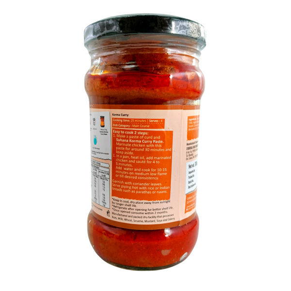 Suhana Korma Curry Paste 300g |BB:APR.2026