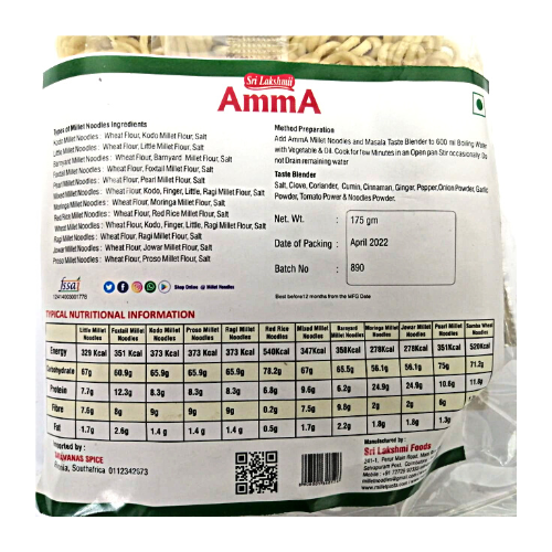 Sri Lakshmi Amma Mixed Millet Noodles|BB:FEB.2026