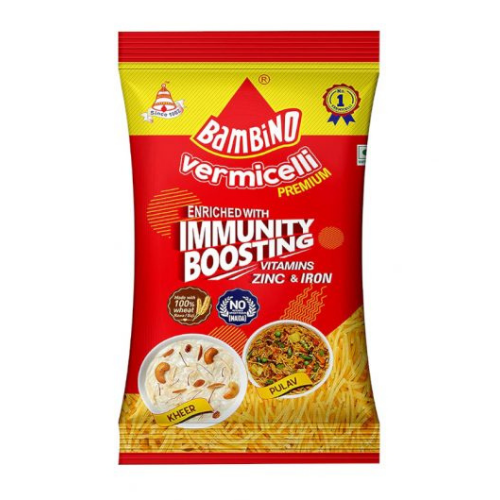 Bambino Roasted Vermicelli - Enriched With Immunity Boosting Vitamins, Zinc & Iron|BB:05.JAN.2026