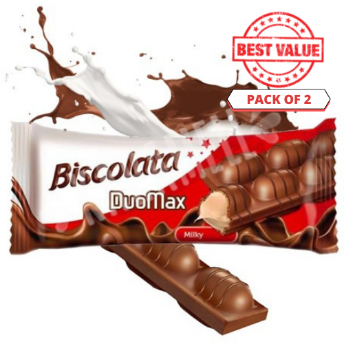 Biscolata Duomax Milky 2 X 44g