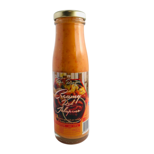 Cape Recipe Creamy Red Jalapeno Sauce 250ml |BB:MAY.2025