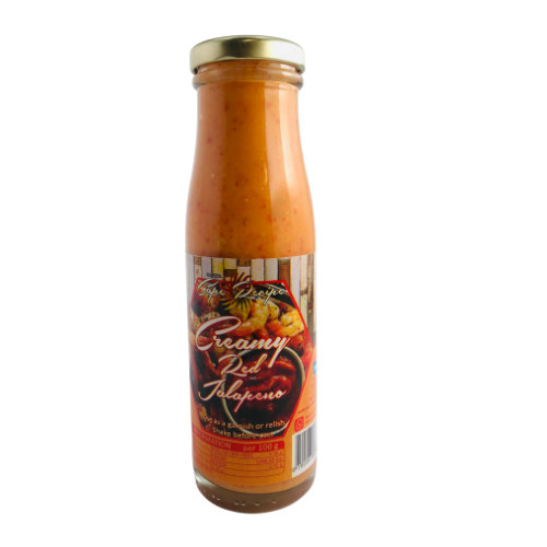 Cape Recipe Creamy Red Jalapeno Sauce 250ml