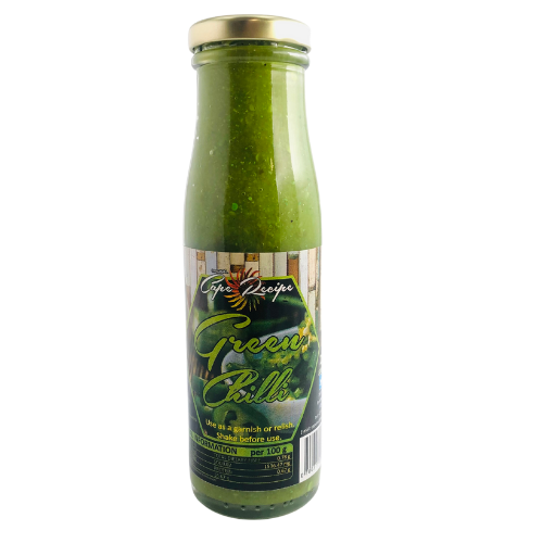 Cape Recipe Green Chilli Sauce 250ml