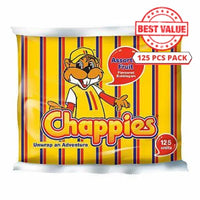 Chappies Assorted Fruit Bubblegum Value Tub | 125-Piece Pack - Mixed Multi-Flavour Chewing Gum Pack for School Lunchboxes & Pinata Fillers | South Africa | India Bazaar