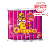 Chappies Cool Cherry Bubblegum Bulk Tub | 100-Piece Pack - Tangy & Sweet Red Cherry Flavoured Chewing Gum for Long-Lasting Flavor Fun | South Africa | India Bazaar