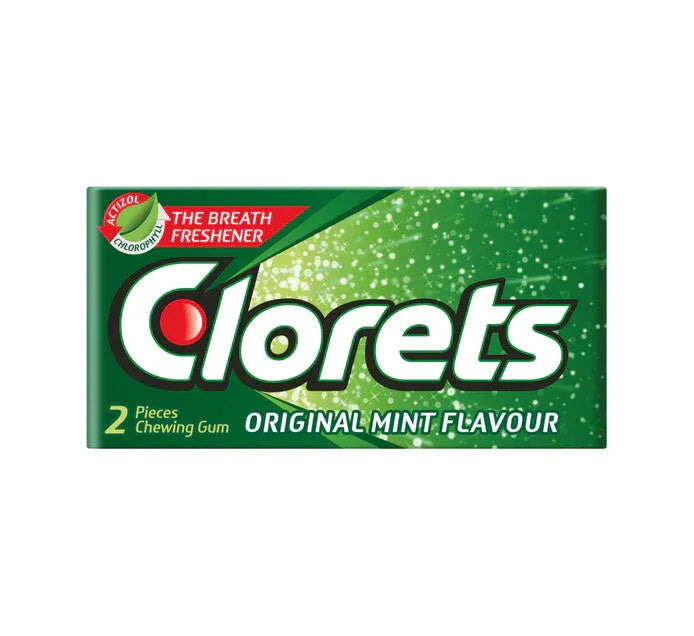 Clorets Original Mint Candy Multipack | 60-Piece Pack - Actizol & Chlorophyll Infused Breath Freshener Sweets for Eliminating Strong Food Odours | South Africa | India Bazaar