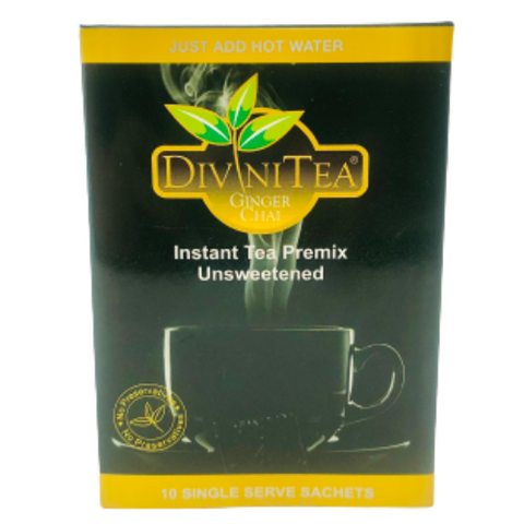 Divini Tea Ginger Chai Instant Tea Premix Unsweetened
